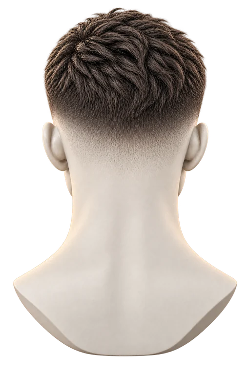 Mid fade — πίσω όψη