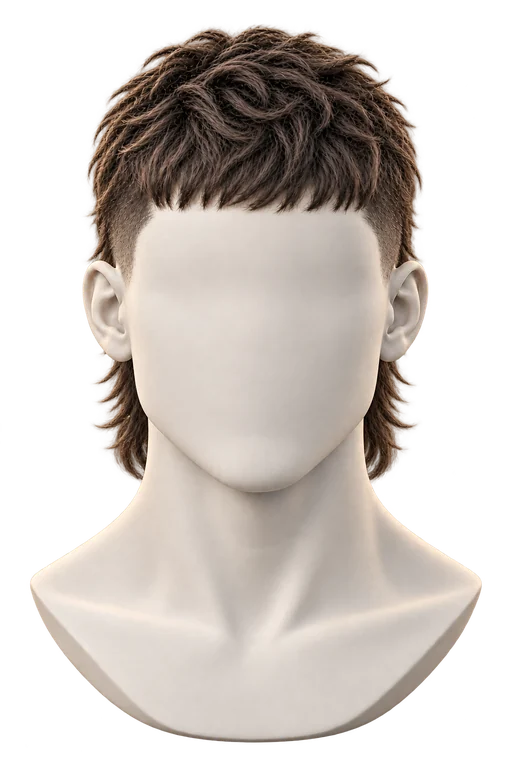 Mullet — μπροστινή όψη κεραμικού μοντέλου