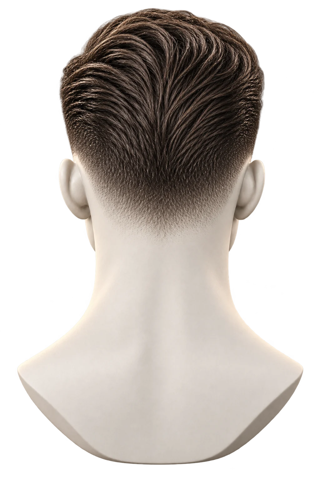 Pompadour από πίσω
