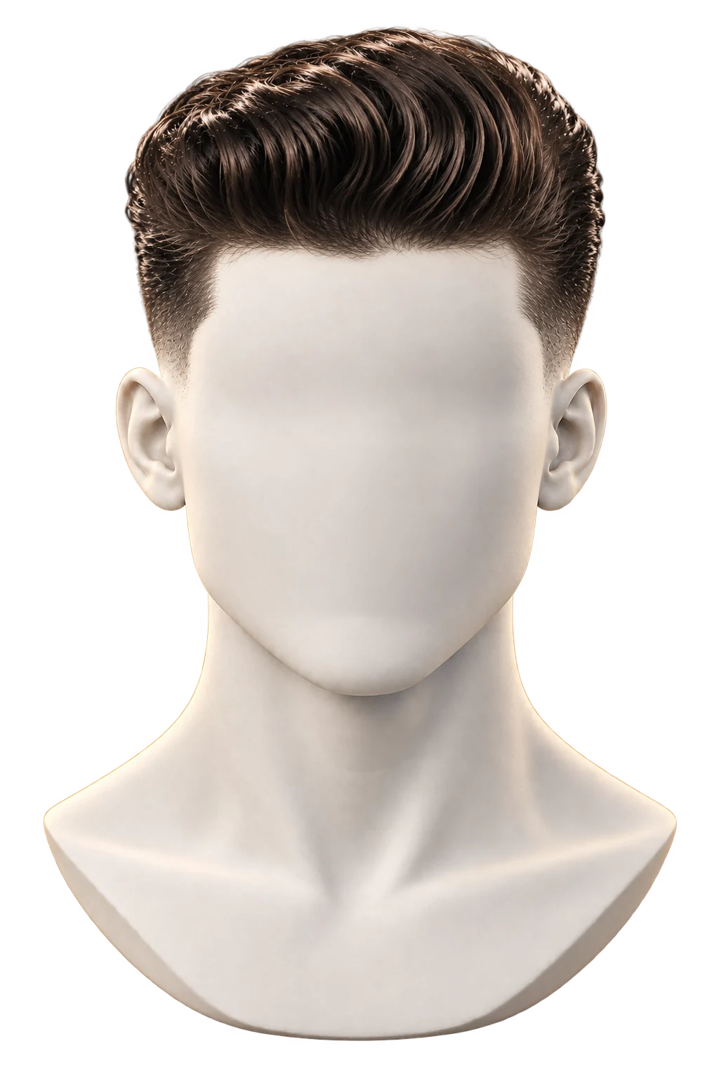 Pompadour από μπροστά